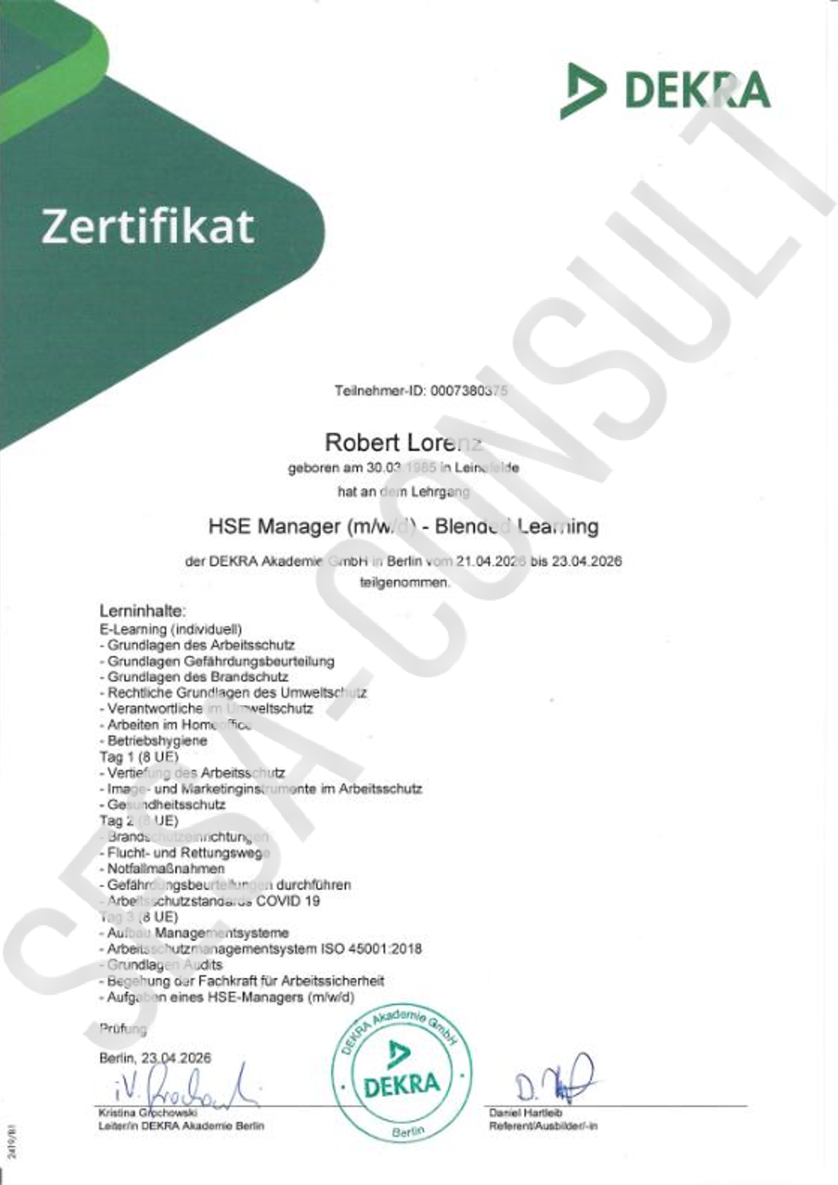 HSE-Manager